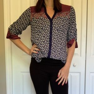 Express Portofino Slim Fit Blouse